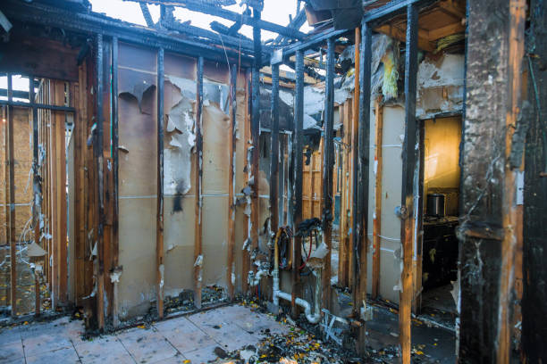Professional Emergency Fire Cleanup technician working in Jobstown, NJ